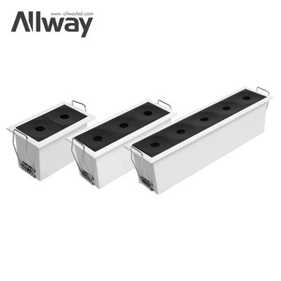 SMD alumiini sisätila 3W / 5W / 8W / 10W / 12W / 18W LED Lineaarinen alasvalo
